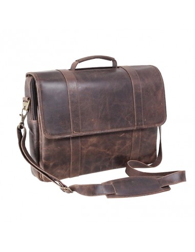 DAYTREKR DISTRESSED LEATHER FLAP BRIEF 2 - 3 jours ouvrés.