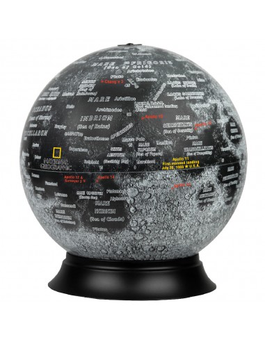 National Geographic 12" Illuminated Moon Globe Comment ça marche