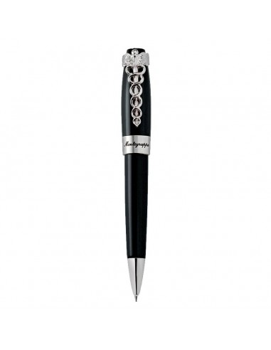 Montegrappa Fortuna Caduceus Black Ballpoint Pen en ligne