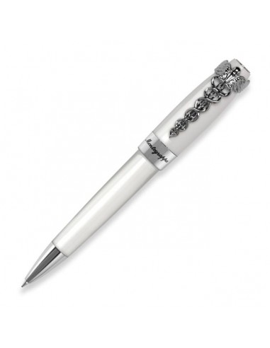 Montegrappa Fortuna Caduceus White Ballpoint Pen À commander