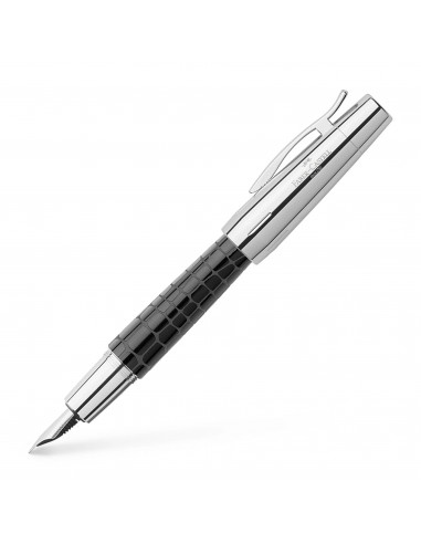 Faber-Castelll E-Motion Fountain Pen in Croco Black - Medium Nib Amélioration de cerveau avec