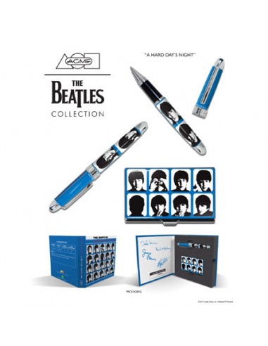 ACME Beatles A Hard Day's Night Pen and Card Case Limited Edition Set pour bénéficier 