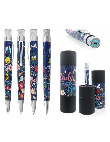 Retro 51 Birds and the Bees Limited Edition Rollerball Pen - LOW 23 rembourrage situé sous