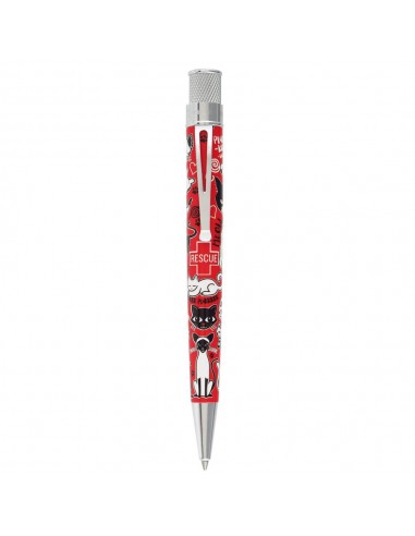 Retro 51 Cat Rescue Ballpoint Pen de pas cher