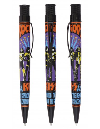 Retro 51 Limited Edition Tornado KISS Rock Poster Rollerball Pen rembourrage situé sous