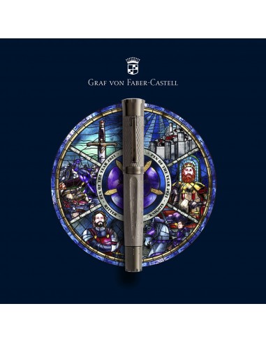 Graf von Faber Castell Pen of the Year 2021 Knights Fountain Pen - F le concept de la Pate a emporter 