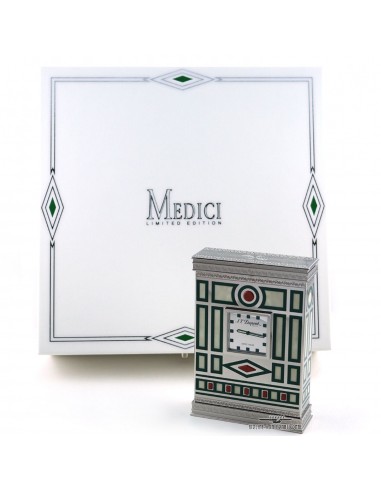 S.T. Dupont Medici Limited Edition Table Clock le des métaux précieux