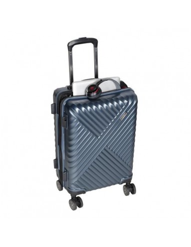 Olympia Matrix Polycarbonate 21" Exp Carry-On Spinner Luggage - Navy ouvre sa boutique