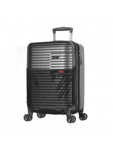 Olympia Taurus Carry-On Expandable Spinner Luggage brillant des détails fins